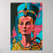 Nefertiti - Poster de l'Art du Mur de la Reine égy (Devant)