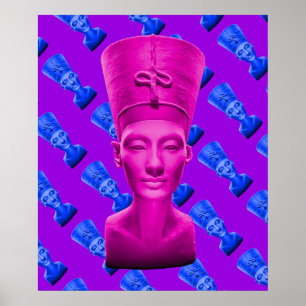 Nefertiti Roze Poster