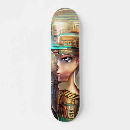 Nefertiti Skateboard (Voorkant)