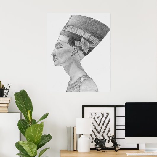 nefertiti-studie poster (Thuiskantoor)