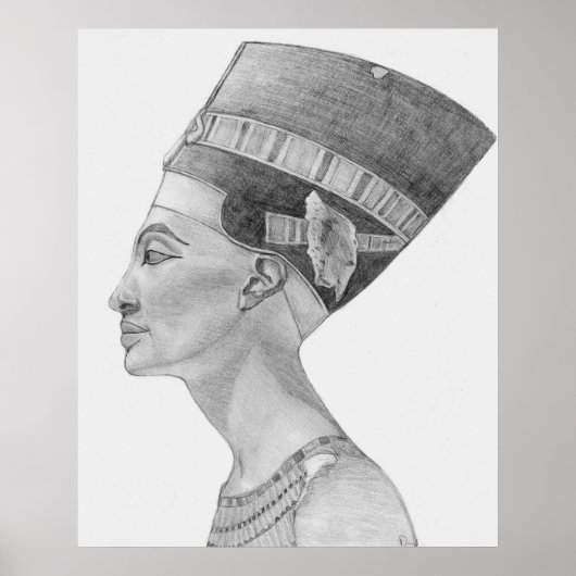 nefertiti-studie poster (Voorkant)