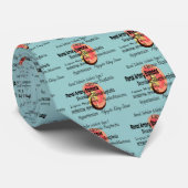 Nefroloog "Terminology" Necktie Stropdas (Opgerold)