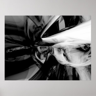 Negatief Abstract Poster