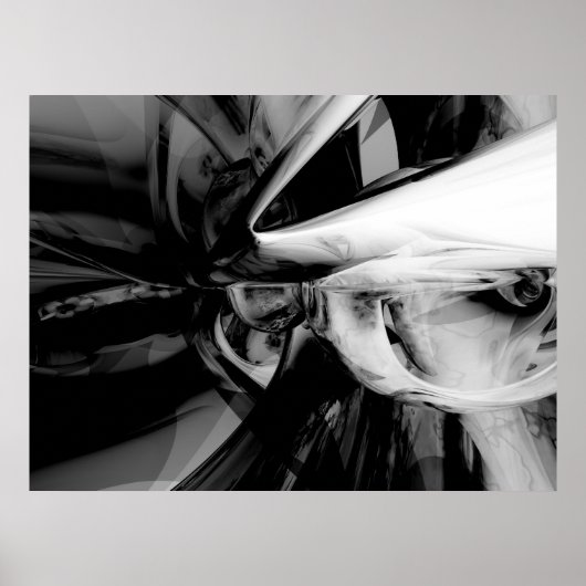 Negatief Abstract Poster (Voorkant)