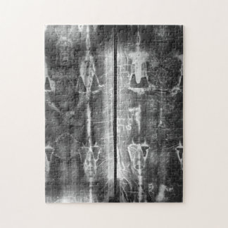 Negatief Foto Lijkshroud van Turijn Kruisiging Legpuzzel