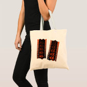 Negatieve filmstrip tote bag