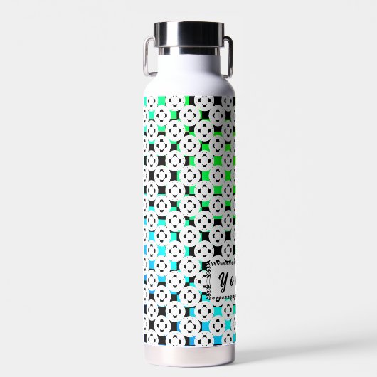 Negatieve Gamepad van Kenneth Yoncich Waterfles (Voorkant)