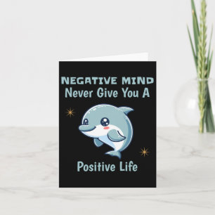 Negatieve gedachten geven je nooit een positieve l kaart