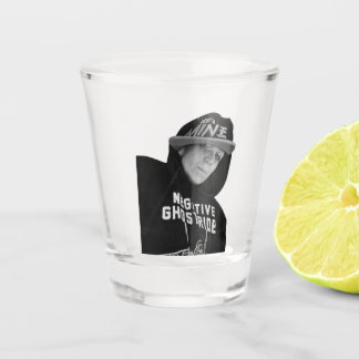 Negatieve Ghostrider Geschoten glas