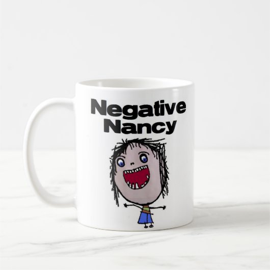 Negatieve Nancy Koffiemok (Links)