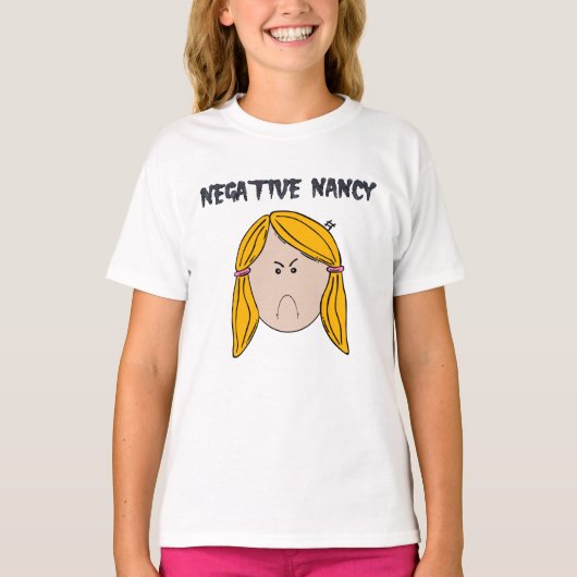 Negatieve Nancy T-shirt (Voorkant)