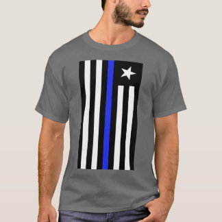 NEGATIEVE ZWART-WIT VRIJHEID PATRIOT VLAG T-SHIRT