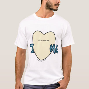 Negatieven waarvan ik houd van bubelachtig ontwerp t-shirt