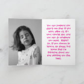 NEGEER ALS U WILT VERJAARDAGSKAART BEDANKKAART (Binnen)