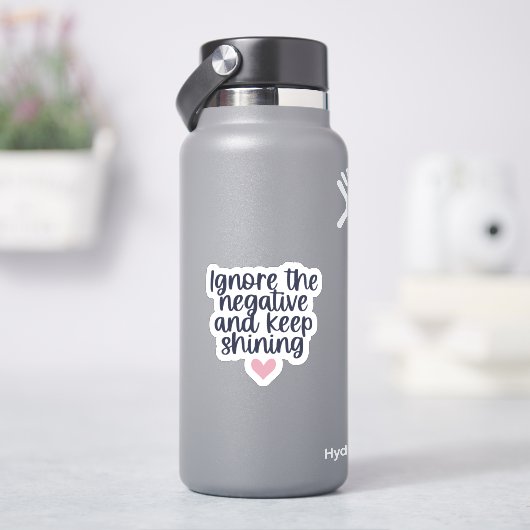 Negeer de negatieve 10pc waterdichte Sticker set (HydroFlask)