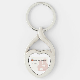 Negeer de twisted Heart Keychain voor passies