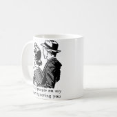 Negeer je Funny Mug Humor Koffiemok (Voorkant links)