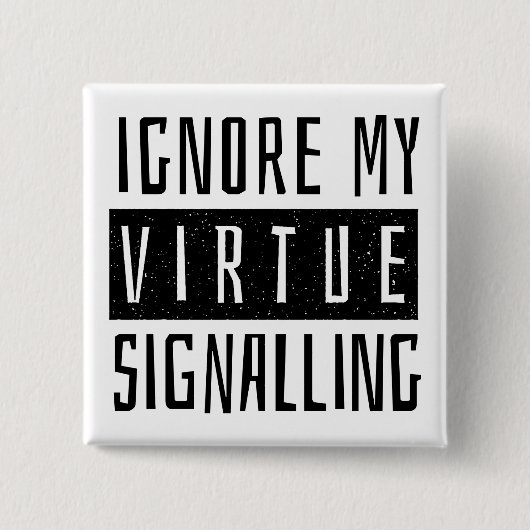 Negeer mijn virtualisatiesignalering vierkante button 5,1 cm (Voorkant)