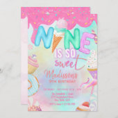 negen is zo lief kaart (Voorkant / Achterkant)