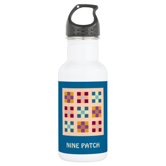 Negen pleister2 18 oz waterfles (Voorkant)