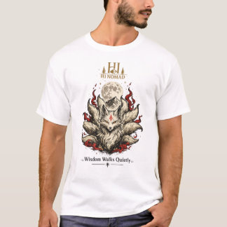 Negen Staart Voss Kitsune - Japanse Mythologie Est T-shirt