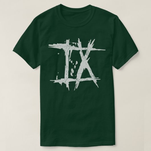 Negen T-shirt (Design voorkant)