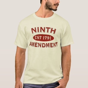 Negende amendement Oost 1791 T-shirt