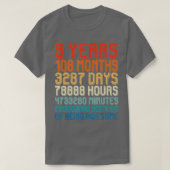 negende verjaardag Retro 9 jaar oude Kinderen 10 T-shirt (Design voorkant)