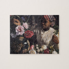 Neger met pony's legpuzzel