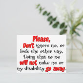 Negeren Briefkaart (Staand voorkant)