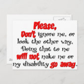 Negeren Briefkaart (Voorkant / Achterkant)