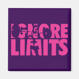 NEGEREN LIMIETEN - Women's Workout Motivatie Magneet