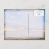 Negev Desert, Israël Briefkaart (Achterkant)