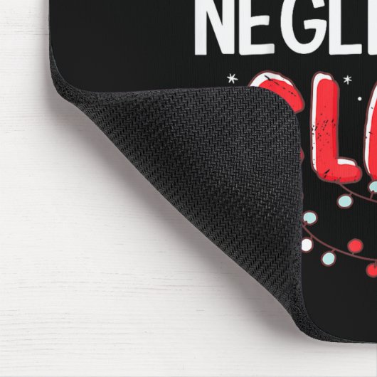 Neglectful Santa Claus Christmas Matching Costume Muismat (Hoek)