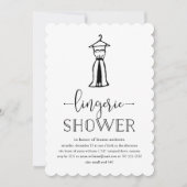 Negligée | Lingerie Shower Invitation (Devant)