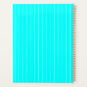 Négone Cyan Blanc mince Vertical Striped Nom (Dos)