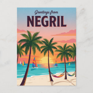 Negril Beach Jamaica Briefkaart