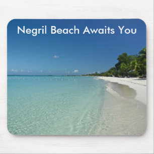Negril Beach wacht op je Muismat