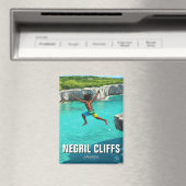 Negril Cliffs Jamaica Reizen Magneet (Insitu (Vaatwasser))