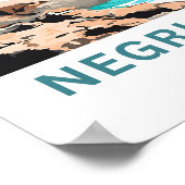 Negril Cliffs Jamaica Reizen Poster (Hoek)