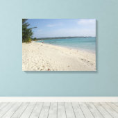 Negril, Jamaica Beach Canvas Print (Insitu (Houten vloer))