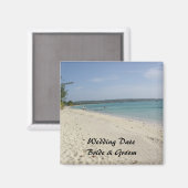 Negril, Jamaïque Mariage Magnet (Recto/Verso)