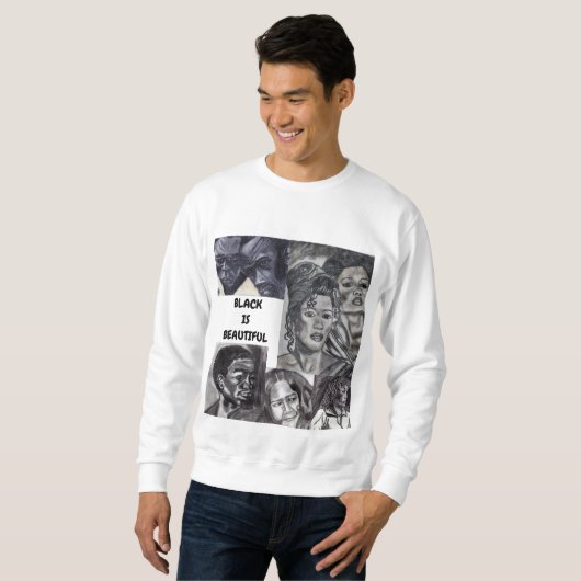 NEGRO COLLAGE sweatshirt (Voorkant volledig)