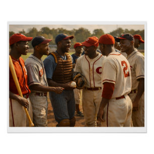 Negro League All Stars nabespreking Perfect Poster