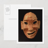 Negroïd masker uit Carthage, 7e tot 6e eeuw voor C Briefkaart (Voorkant / Achterkant)