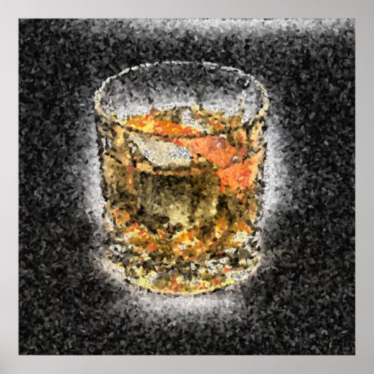 Negroni Cocktail Poster (Voorkant)