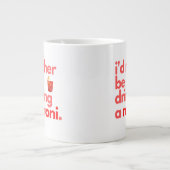 Negroni Coffee Mug - "Je Préférerais Être..." (Devant)