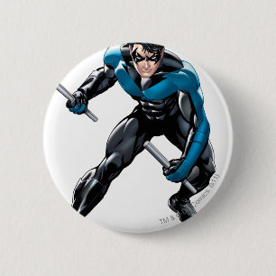 Negtwaren met wapens ronde button 5,7 cm