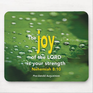 Nehemiah 8:10 JOY OF THE LORD Personalized Muismat
