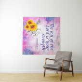 Nehemiah 8:10   wandkleed (In Situ (horizontaal))